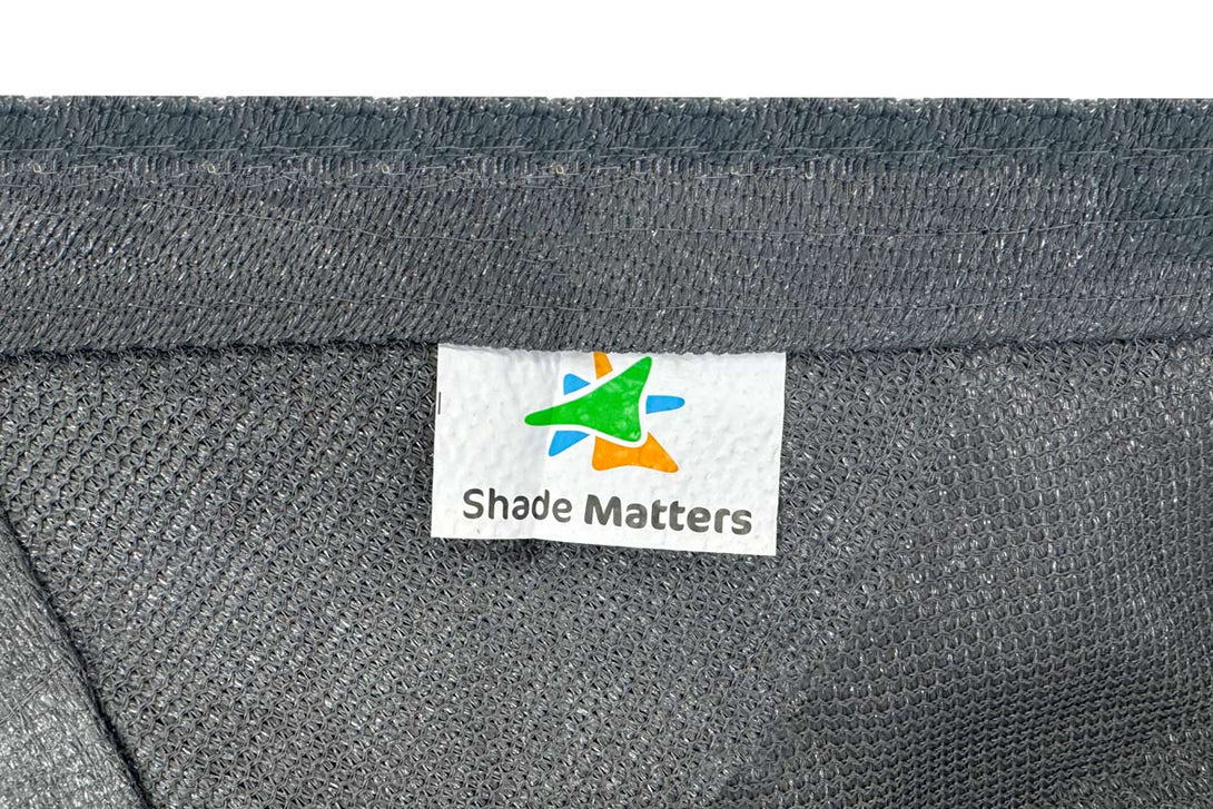 Shade Matters 3.6M x 3.6M x 3.6M Charcoal Triangle Ultra-Heavy Duty Shade Sail