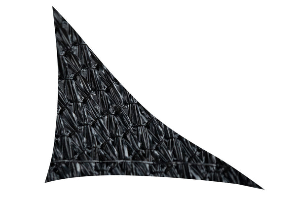 Shade Matters Home & Garden 2M X 3M X 3.6M Black Right Angle Triangle Shade Sail
