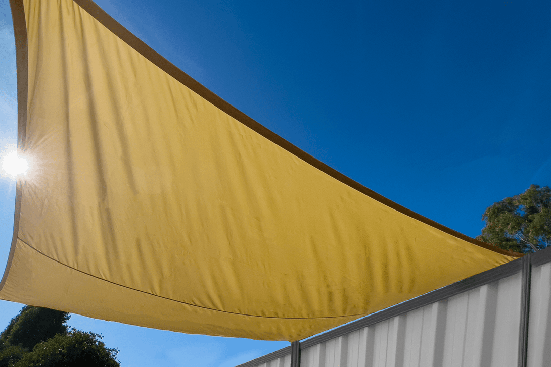 Shade Matters Home & Garden Sand Rectangle Waterproof Shade Sail