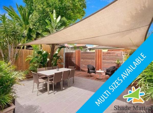 Shade Matters Home & Garden Sand Triangle Shade Sail