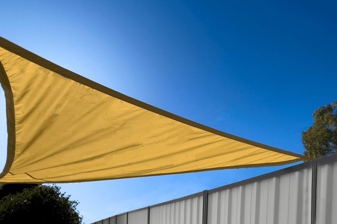 Shade Matters Home & Garden Sand Triangle Waterproof Shade Sail